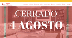 Desktop Screenshot of muebleshermanosherrera.com